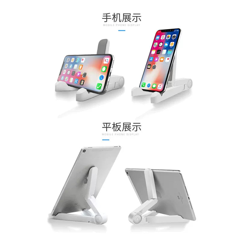 平板电脑桌面懒人支架手机通用架ipad多功能简约万能折叠式air便携小巧支夹托架床头电视直播神器支撑架