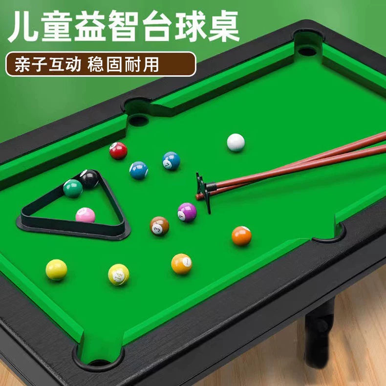 儿童台球桌迷你桌球玩具室内家用男孩桌面台球桌球亲子互动礼物