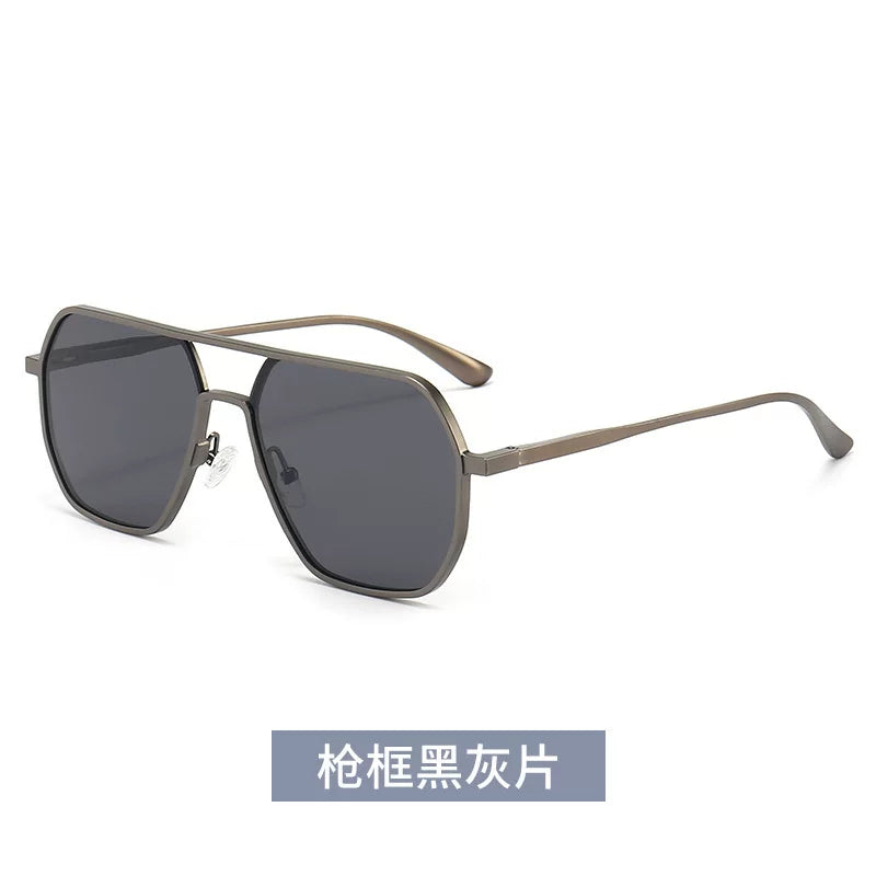 铝镁偏光太阳镜uv400日夜两用变色眼镜户外驾驶男士墨镜高级感