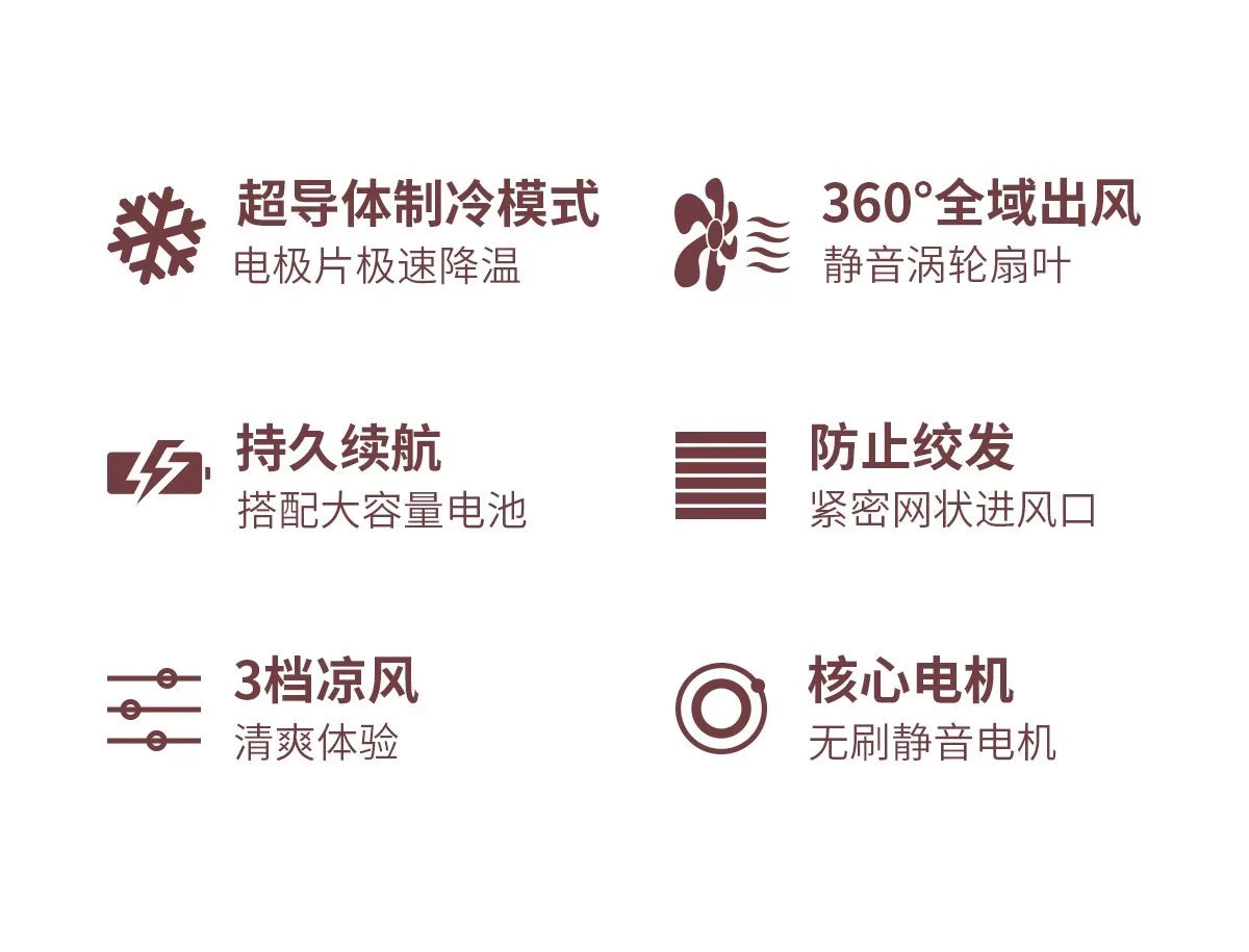 挂脖风扇usb便携式随身小型无叶懒人挂脖子充电静音学生宿舍户外