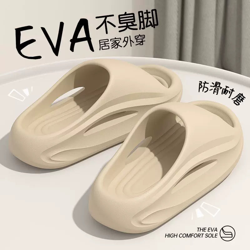eva运动凉拖鞋男士夏季家居外穿厚底耐磨防滑防臭户外凉拖女批发