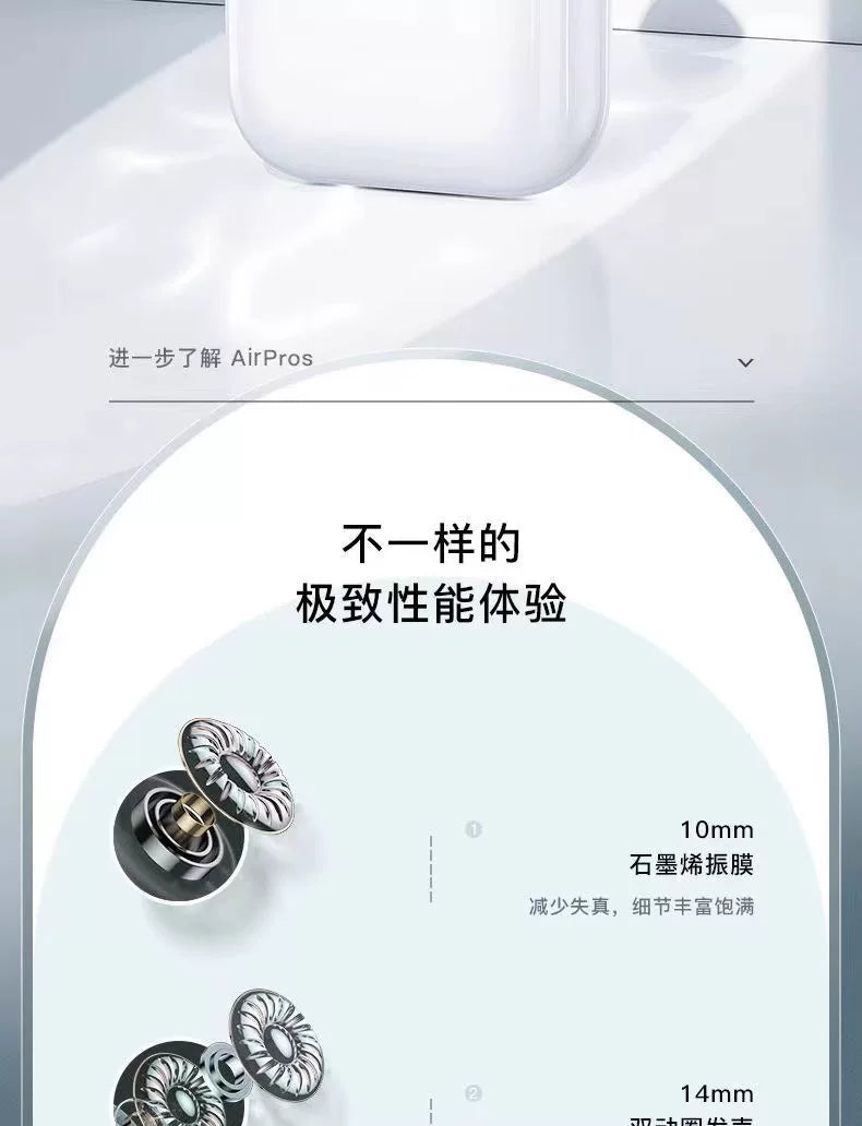 境外pro4代蓝牙耳机无线高音质运动迷你款入耳式超长听歌安卓通用