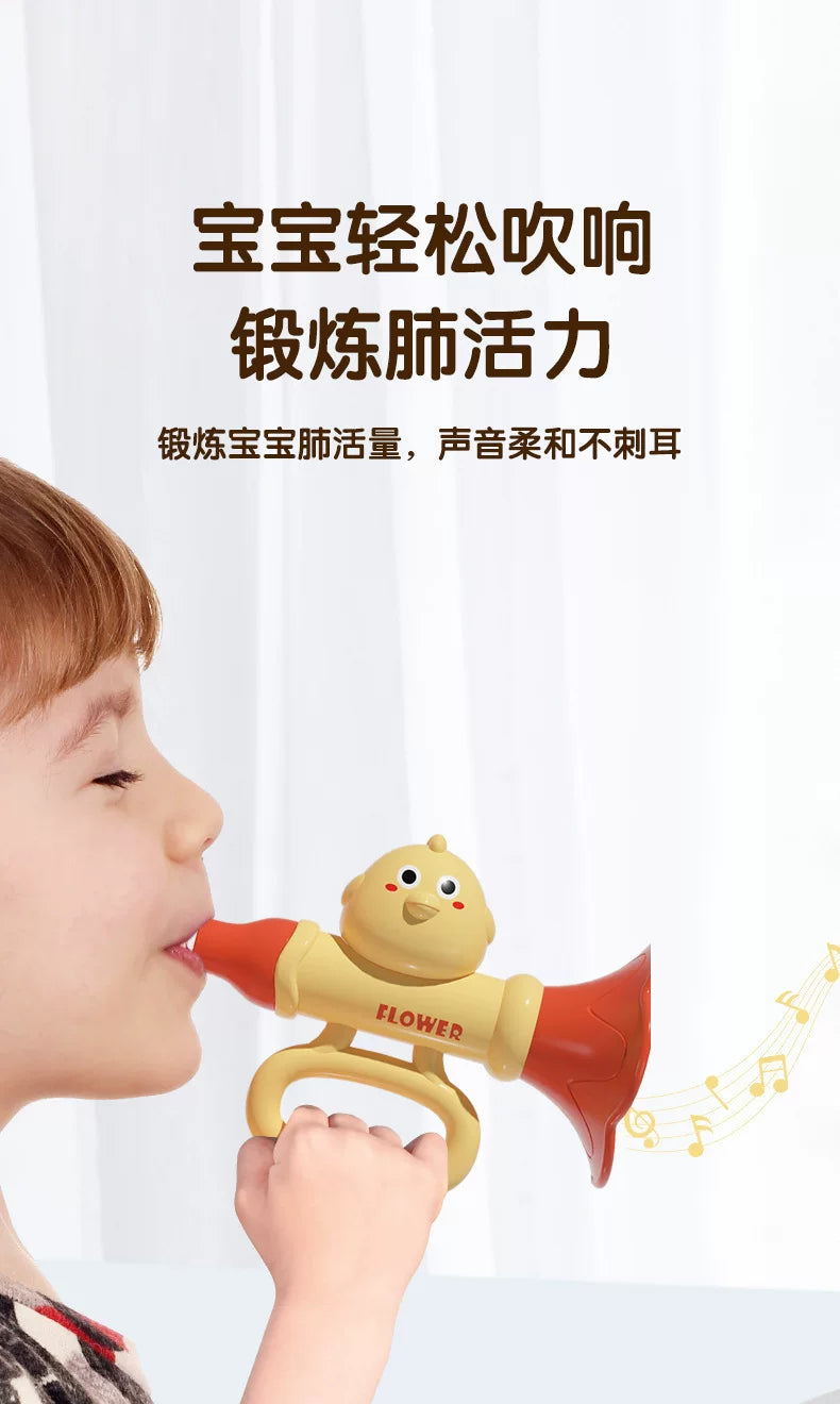 小喇叭儿童玩具婴儿宝宝吹吹乐吹响乐器嗽叭口琴吹的可吹哨子口哨