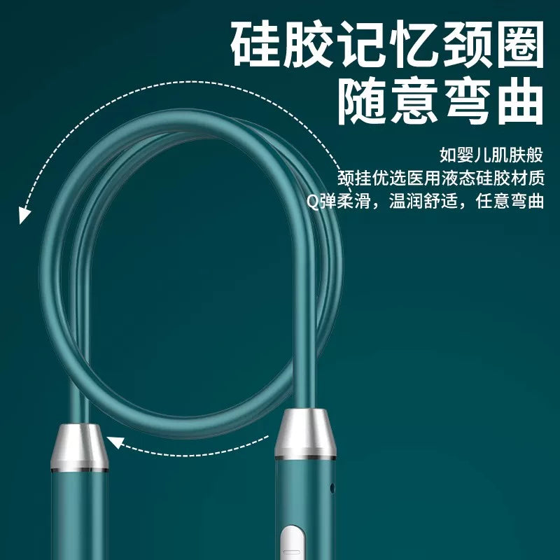 新款运动无线蓝牙耳机颈挂立体高音质音乐超长续航挂脖式跑步耳机