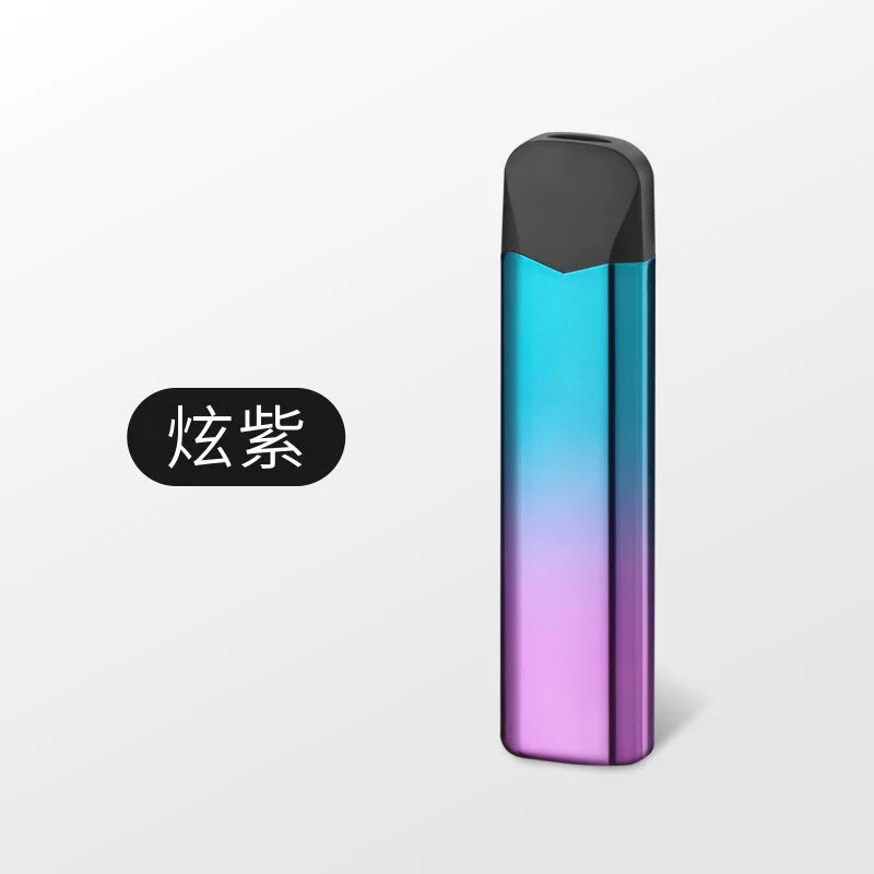 轻巧炫彩色TYPE-C充电打火机开盖即燃便携式多色双面点烟器 跨境