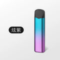 轻巧炫彩色TYPE-C充电打火机开盖即燃便携式多色双面点烟器 跨境