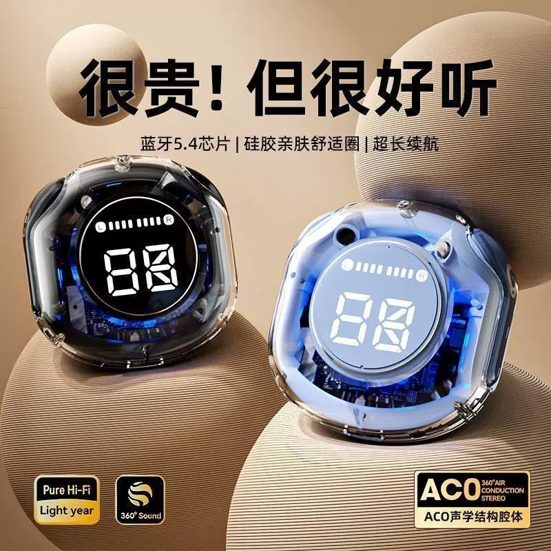 跨境无线蓝牙耳机入耳式超长续航降噪高音质运动跑步迷你超小耳塞