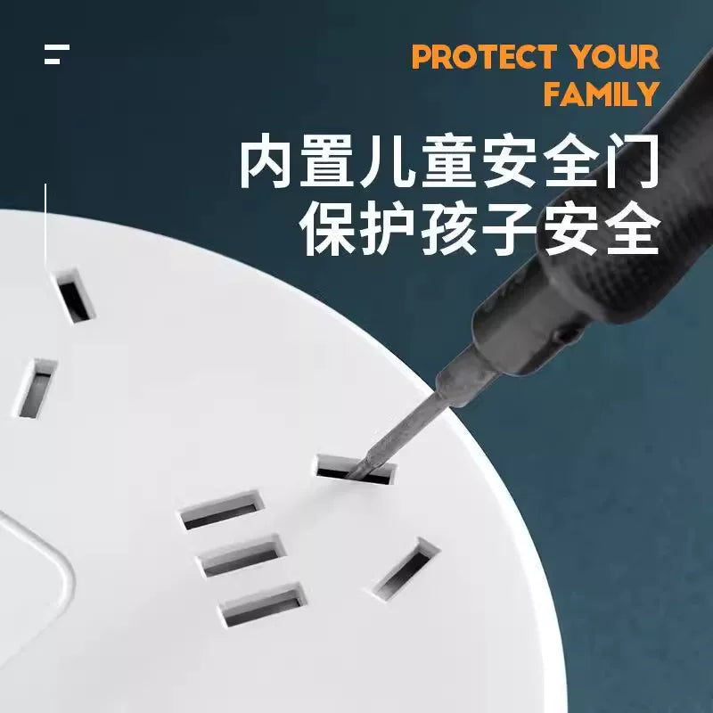 收纳插座插排USB家用学生宿舍多孔排插接线板转换 器插头长线